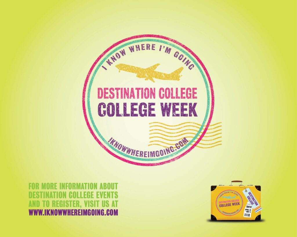 destination college week flyer